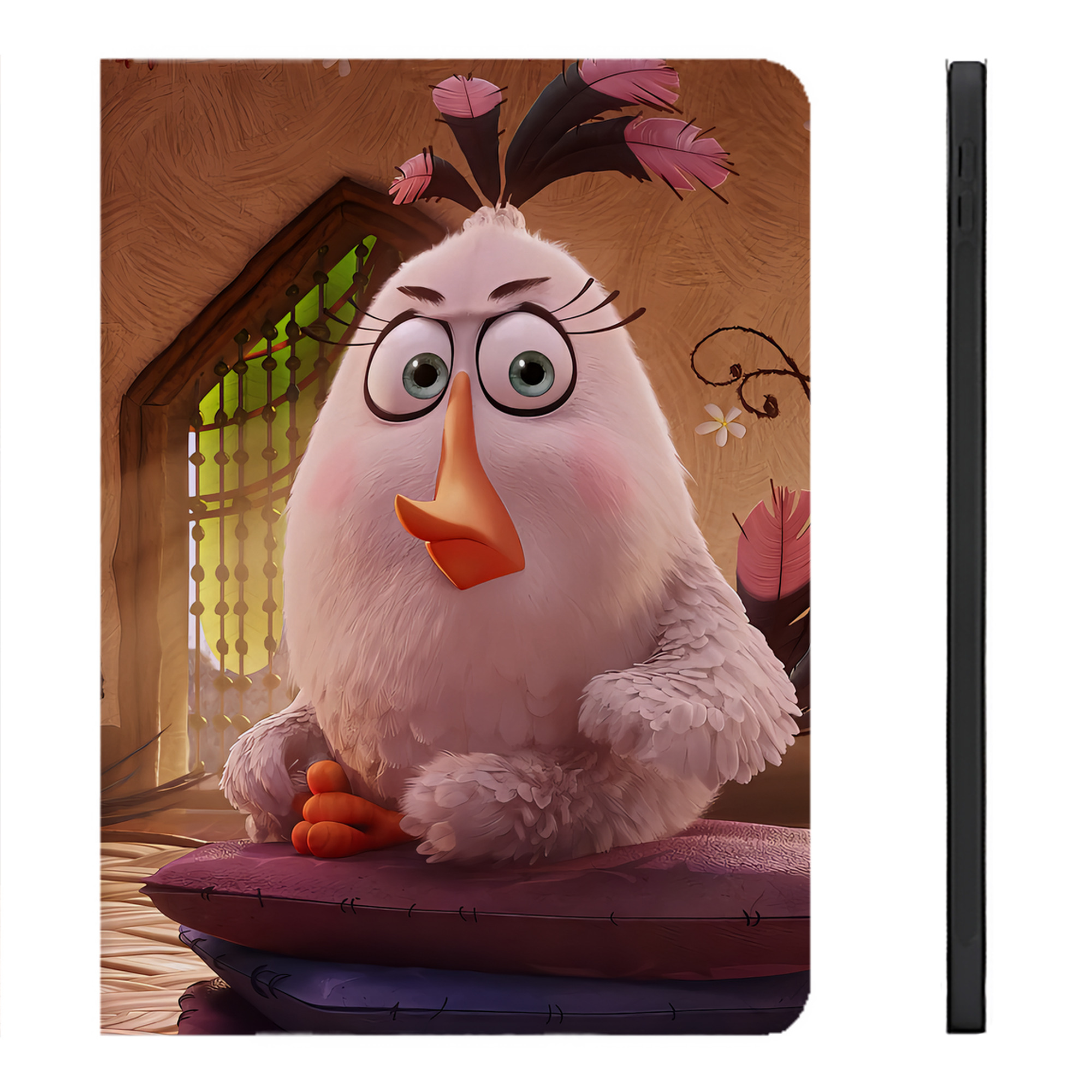 （画像用） Angry Birds アングリーバード IPadケース ペンホルダー付き ブックスタイルデザイン